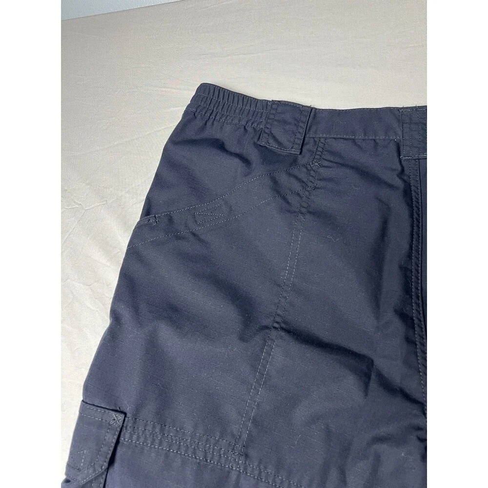 Mens 5.11 Tactical Taclite Utility Shorts Cargo Pockets Sz 40 Navy Blue